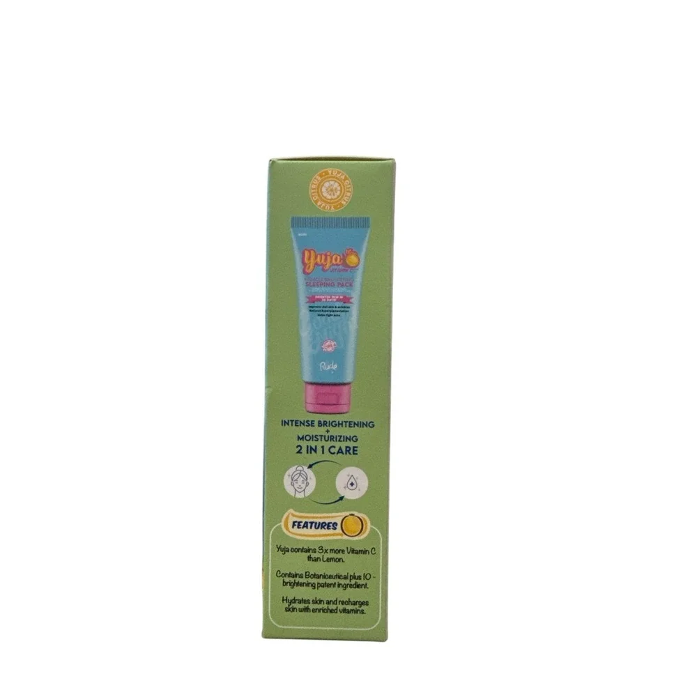 Rude Cosmetics Yuja Miracle Brightening Sleeping‎ Pack Vitamin C Overnight Mask